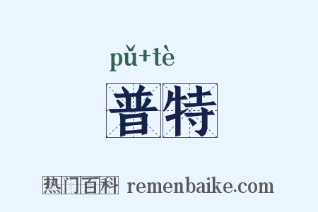 普特是什么意思的图片